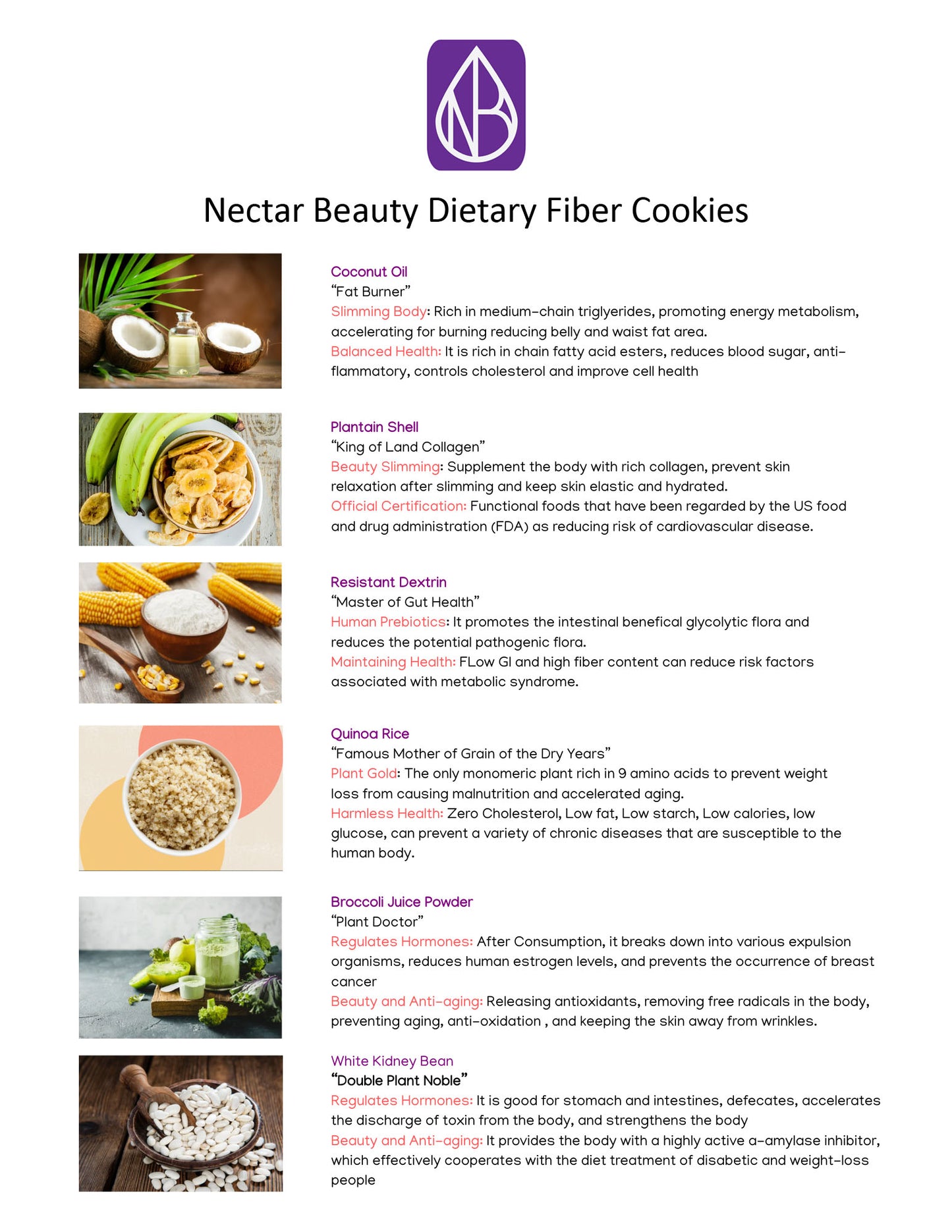 Nectar Fiber Cookies